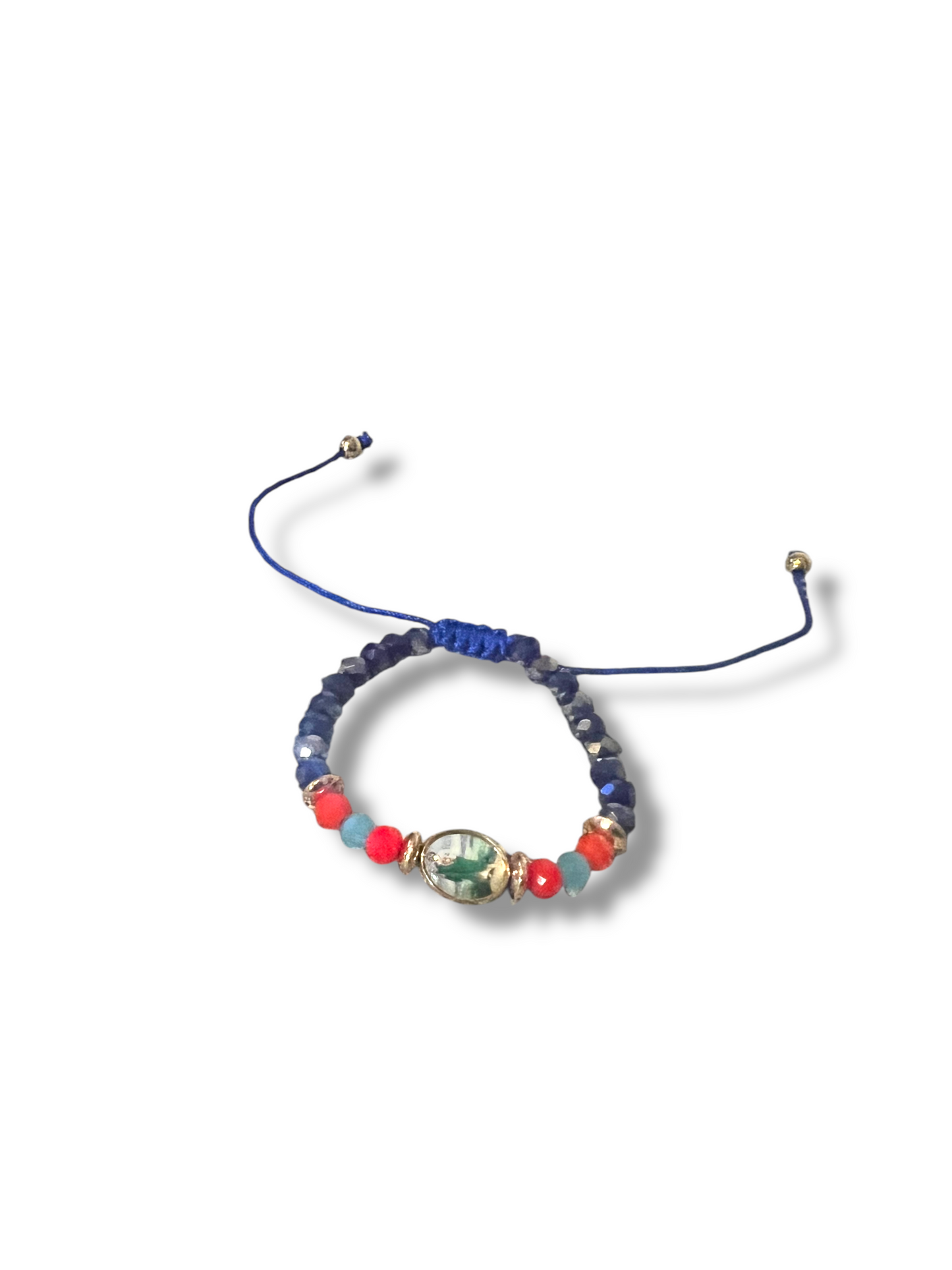 BRACELET: CHILDREN COLORED CRYSTAL ADJUSTABLE