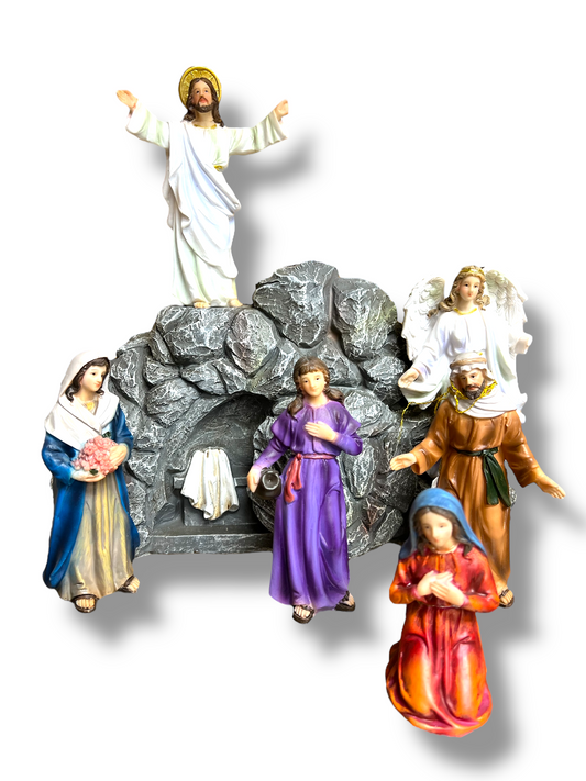 7-PIECE SET OF THE RESURRECTION OF CHRIST