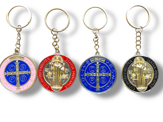 MEDAL OF ST. BENEDICT KEYCHAIN