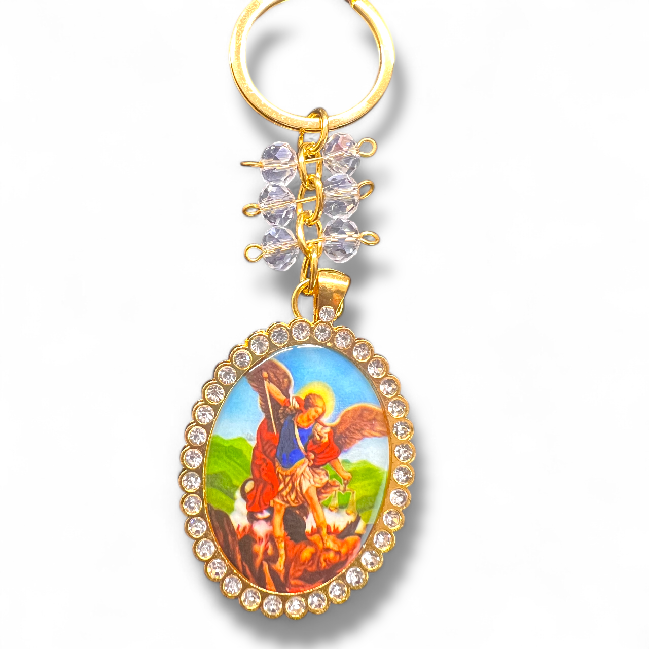 LLAVERO: REDONDO DE MADERA DE 1,75" CON IMPRESIÓN A TODO COLOR