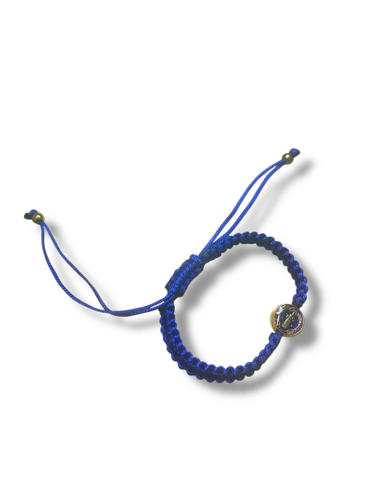 BRACELET: BLUE THREADED FOR CHILDREN ST BENEDICT