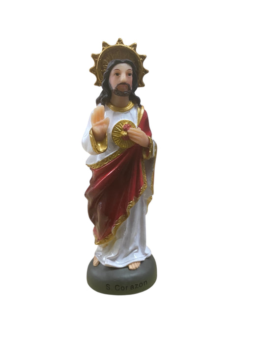 ESTATUA DEL SAGRADO CORAZÓN DE JESÚS DE 3"
