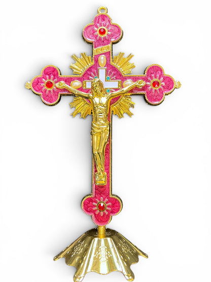 ELEGANT HOLY CROSS WITH STAND