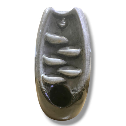 CERAMIC BACKFLOW INCENSE BURNER 7.5"H