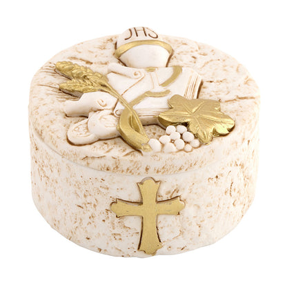 FIRST COMMUNION IHS ROSARY HOLDER
