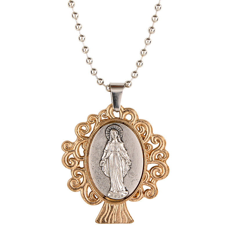 OUR LADY OF GRACE TREE OF LIFE NECKLACE