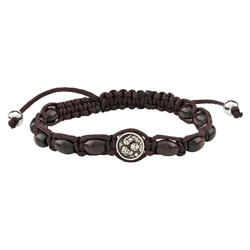 ST. JOSEPH/HOLY FAMILY 1 DECADE ROSARY BRACELET
