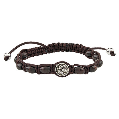 ST. JOSEPH/HOLY FAMILY 1 DECADE ROSARY BRACELET