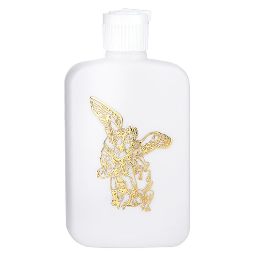 ST. MICHAEL ARCHANGEL GOLD DECAL HOLY WATER BOTTLE