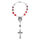 AUTO DEVOTIONAL: SACRED HEART MULTICOLOR ROSARY