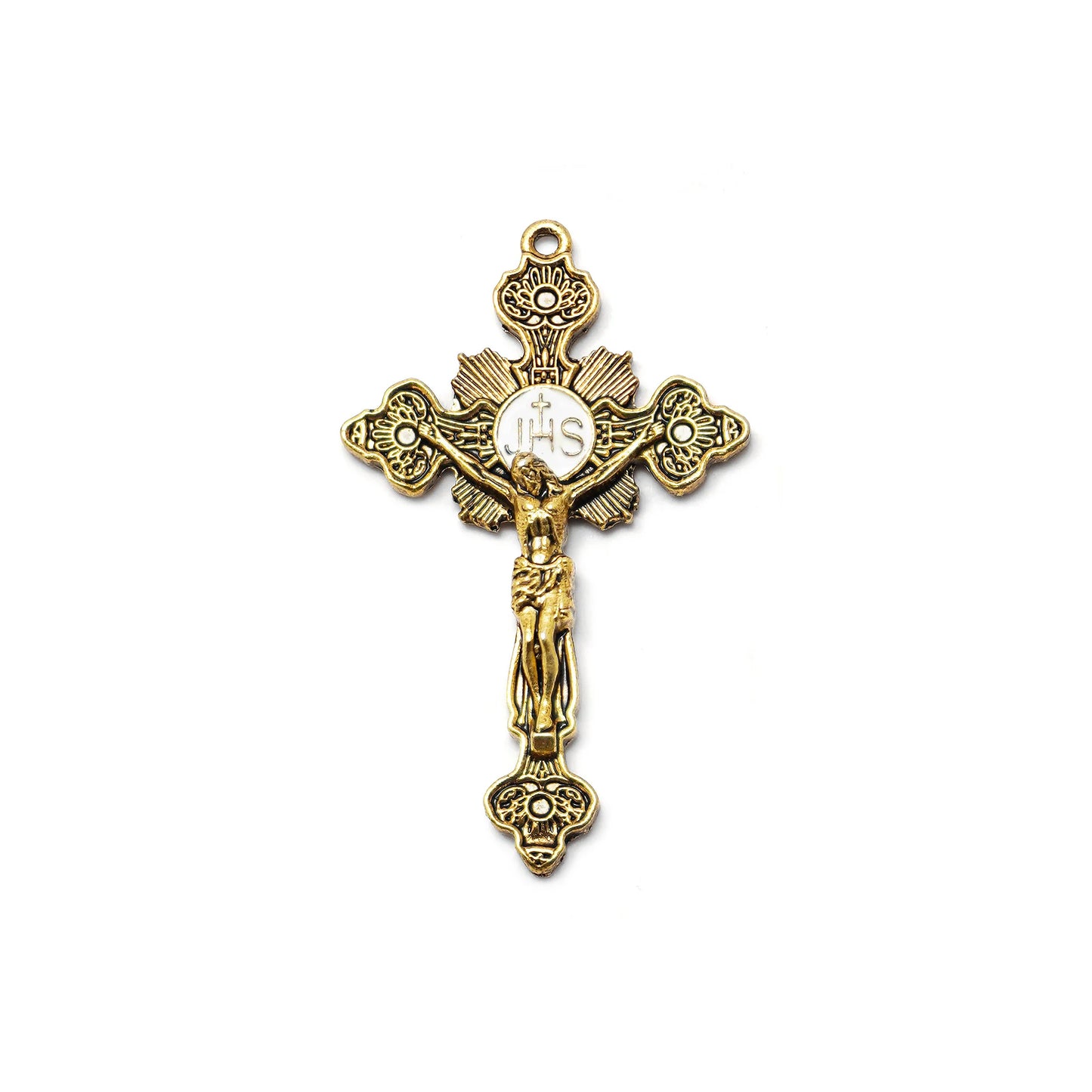 HOLY COMMUNION EUCHARISTIC ROSARY IN GOLD PLATED