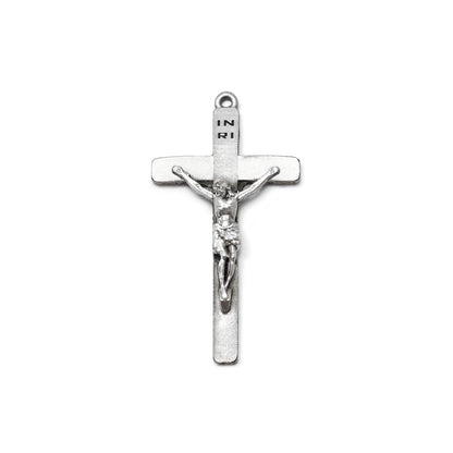 ST. JOSEPH ROSARY ANTIQUE SILVER WITH. NATURAL JASPER STONE