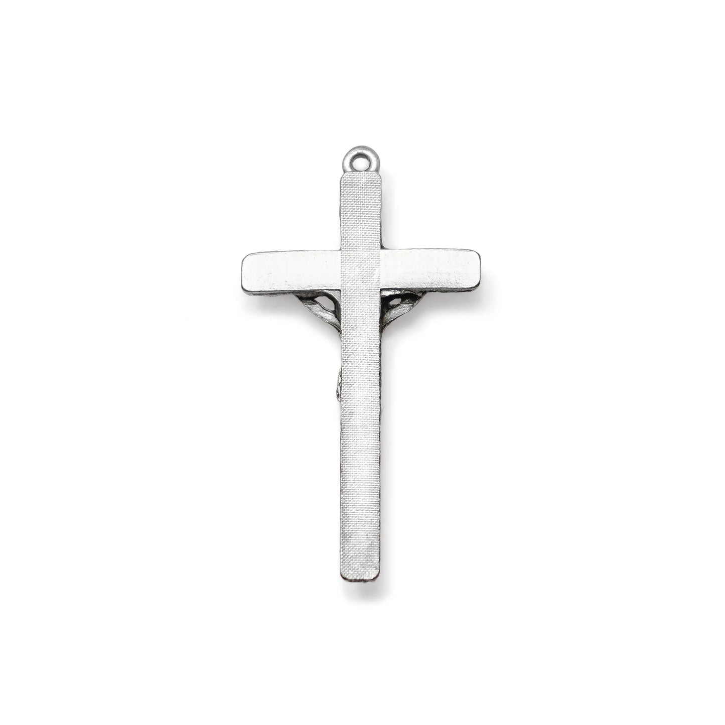 ST. JOSEPH ROSARY ANTIQUE SILVER WITH. NATURAL JASPER STONE