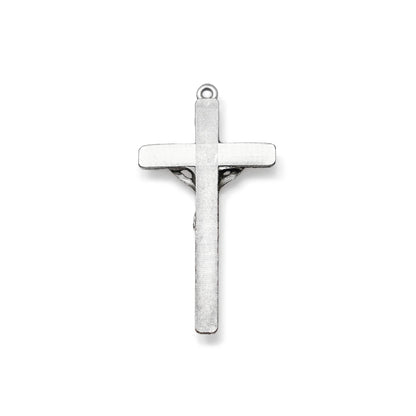 ST. JOSEPH ROSARY ANTIQUE SILVER WITH. NATURAL JASPER STONE