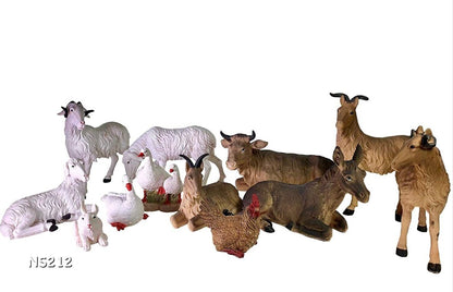 ANIMAL SET FOR NATIVITY -12 PIECES