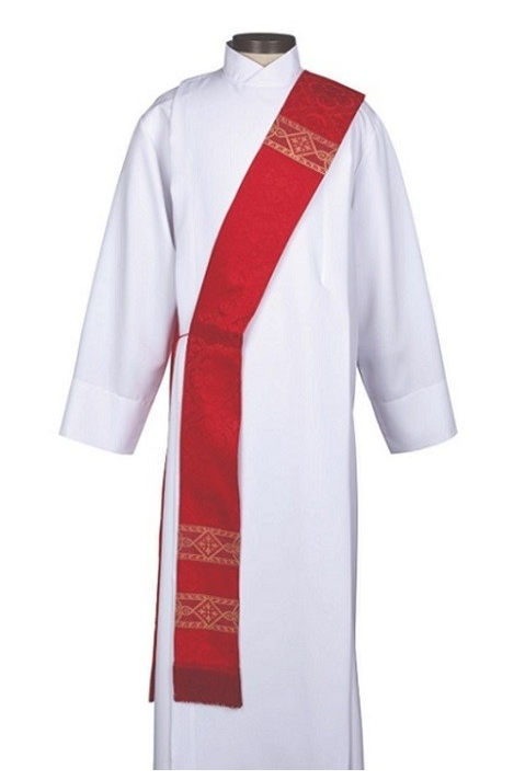 R.J. TOOMEY AVIGNON DEACON STOLE - RED