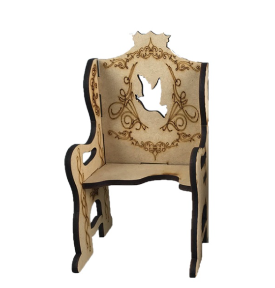 GUADALUPE CHAIR PUZZLE 19CM HIGH ASSEMBLY REQUIRED