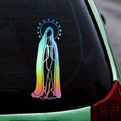 OUR LADY OF FATIMA CAR STICKER DECAL