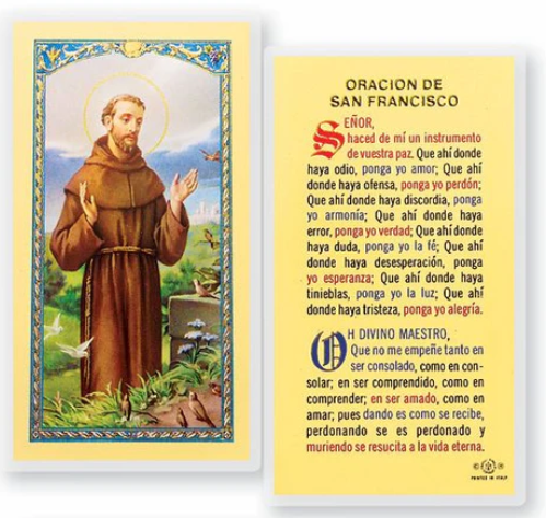 ORACION DE SAN FRANCISCO