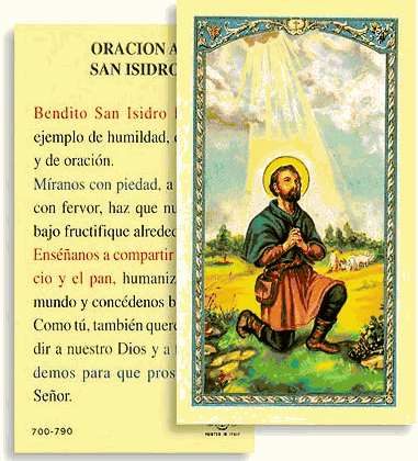 ORACION A SAN ISIDRO LABRADOR