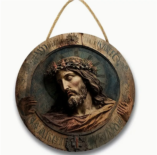 UNIQUE JESUS CHRIST WOODEN ARTWORK