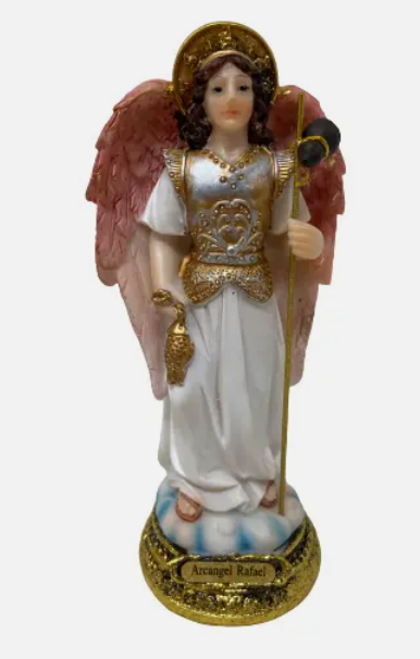 6" SEVEN ARCHANGEL STATUES SET