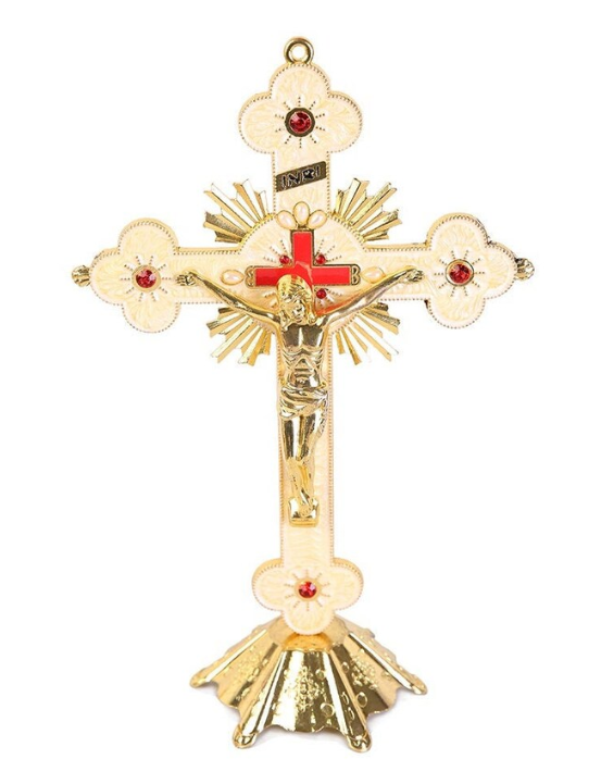 ELEGANT HOLY CROSS WITH STAND