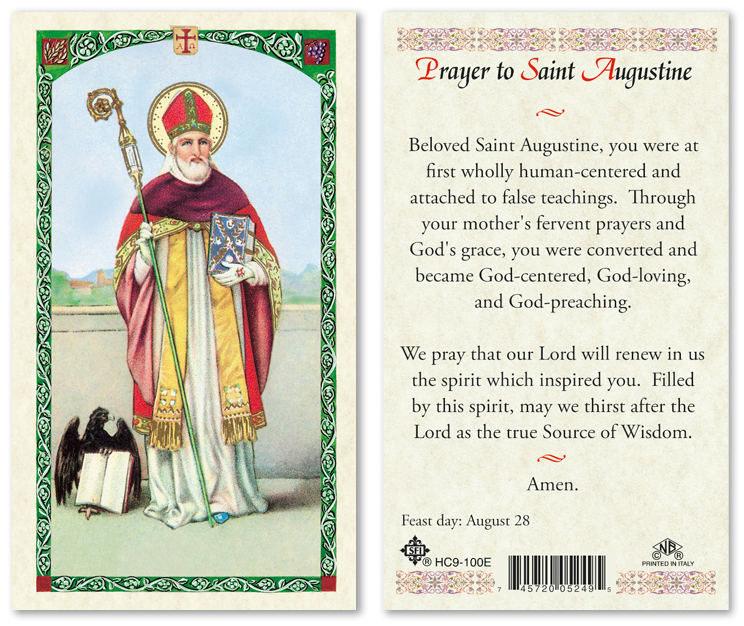 PRAYER TO SAINT AUGUSTINE