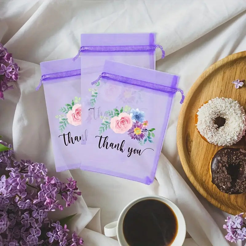 CLOTH SMALL GIFT BAGS WITH DRAWSTRING