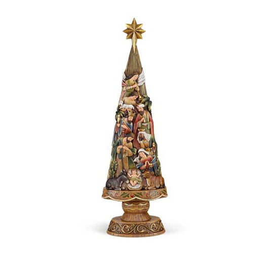 30" NATIVITY CHRISTMAS TREE | ARBOL NAVIDEÑO DE 30"