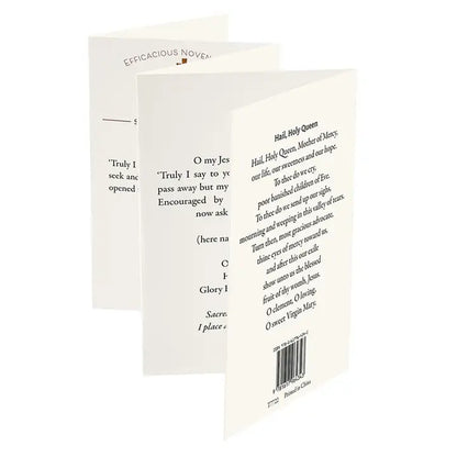 Sacred & Immaculate Heart Accordion Card