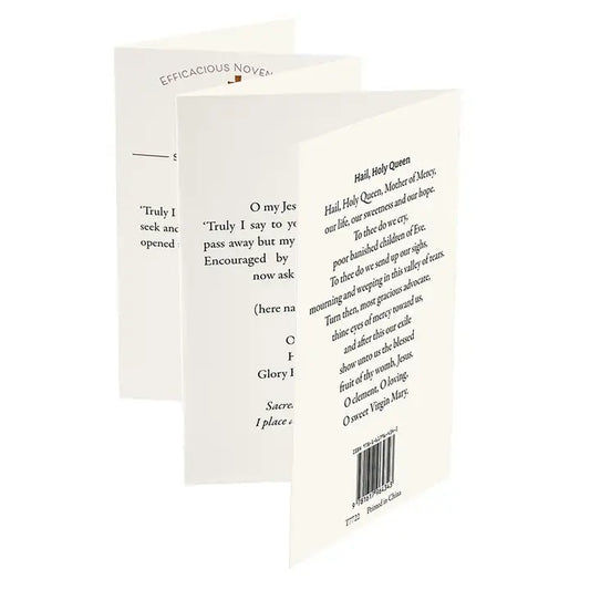 Sacred & Immaculate Heart Accordion Card