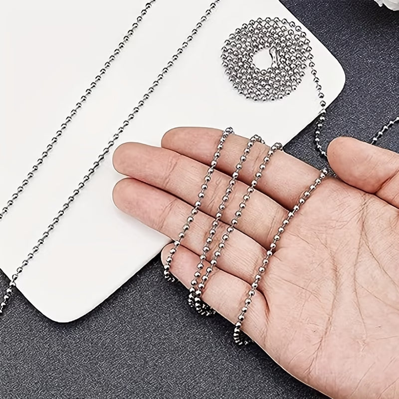2.4MM BALL CHAIN W/ CONNECTOR