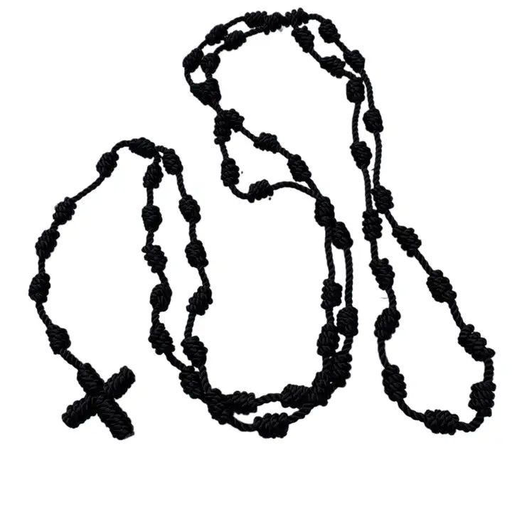 KNOTTED CORD ROSARY| ROSARIO DE HILO