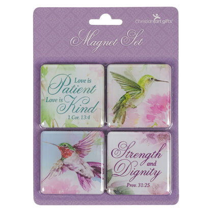 MAGNET SET STRENGTH & DIGNITY HUMMINGBIRD PROV. 31:25
