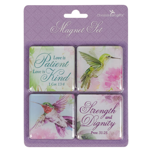 MAGNET SET STRENGTH & DIGNITY HUMMINGBIRD PROV. 31:25