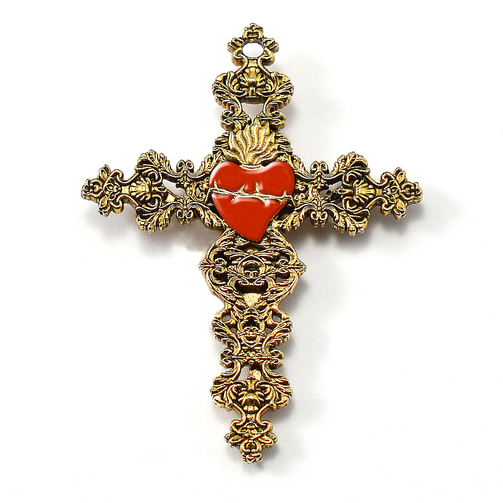MERCIFUL JESUS DIVINE MERCY ROSARY WITH MURANO GLASS, CRYSTAL, AND HAND ENAMEL