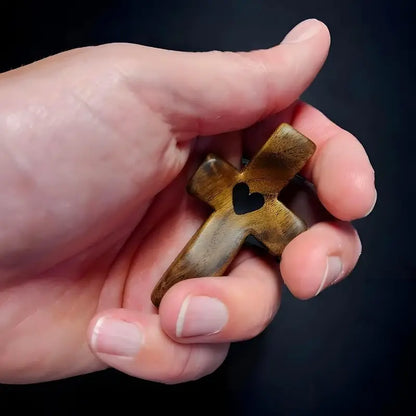 CROSS MY HEART GIFT WOODEN CROSS