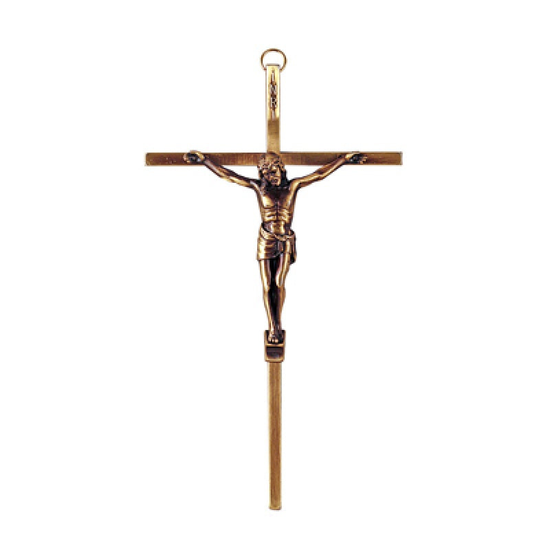 CRUCIFIX BRONZE 8"