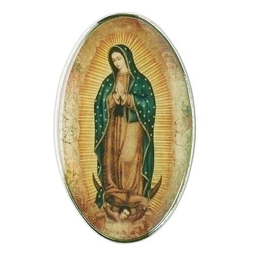 2"H OUR LADY OF GUADALUPE VISOR CLIP