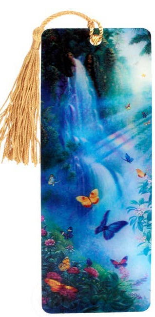 3D LENTICULAR BOOKMARK: BUTTERFLIES IN THE MIST