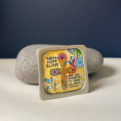 IMANES METÁLICOS CUADRADOS DE 1 3/4"