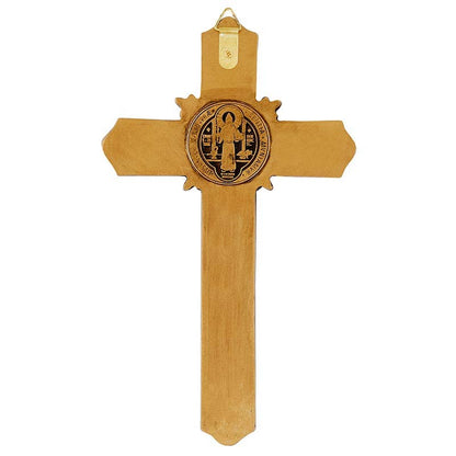 9" ST. BENEDICT GOLD CRUCIFIX