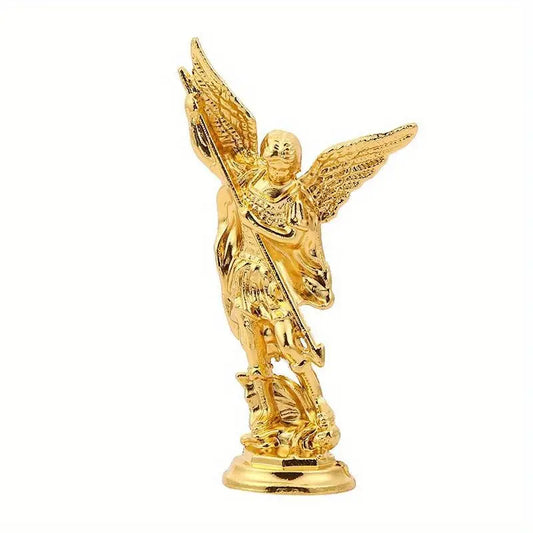 AUTODEVOCIONAL: ESTATUA DE METAL DE SAN MIGUEL DE 3"