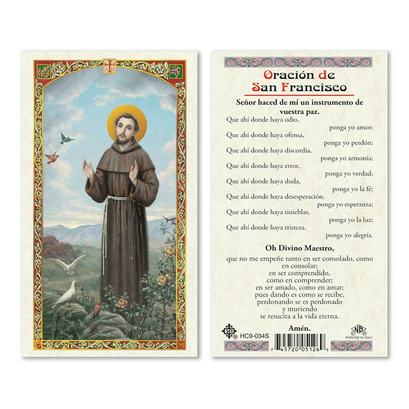 Oración de San Francisco de Asís