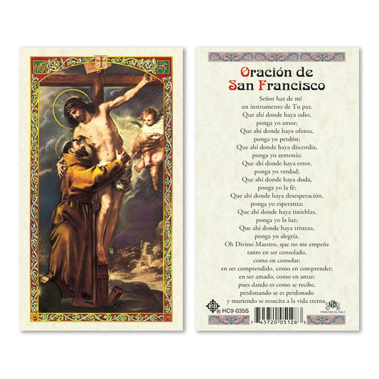 Oración de San Francisco de Asís