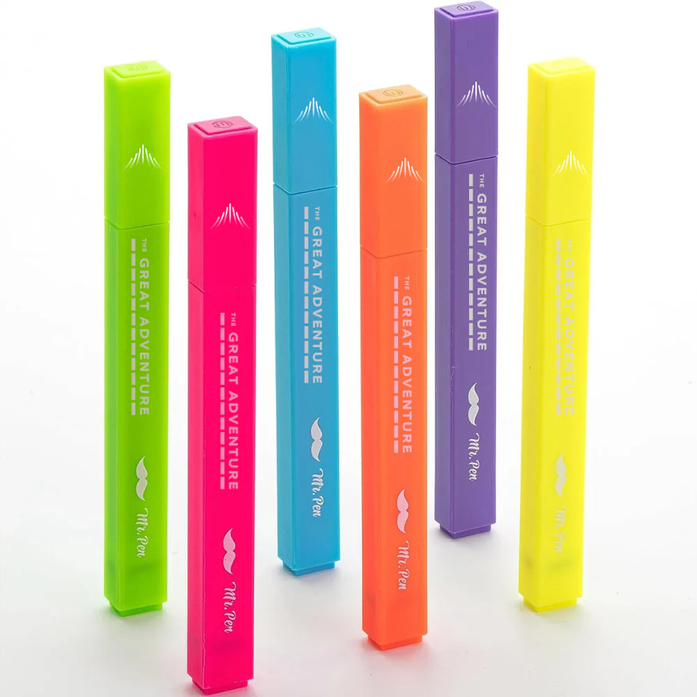 THE GREAT ADVENTURE CHISEL TIP HIGHLIGHTERS