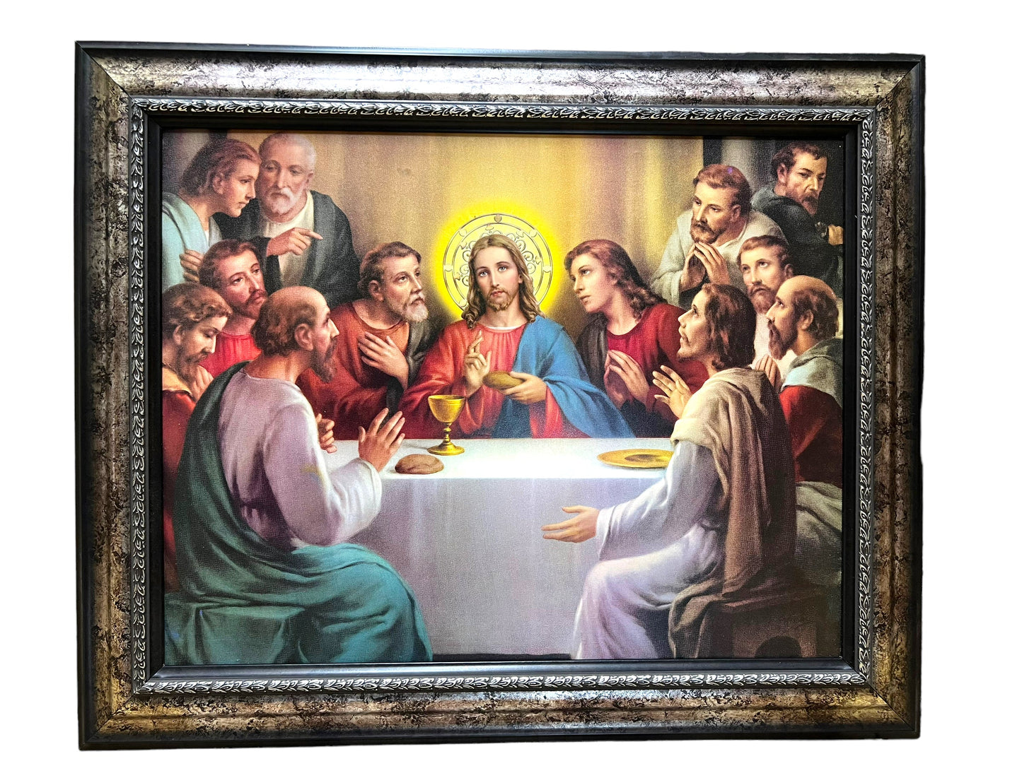 ELEGANT 22"x28" FRAMED PRINT -LAST SUPPER