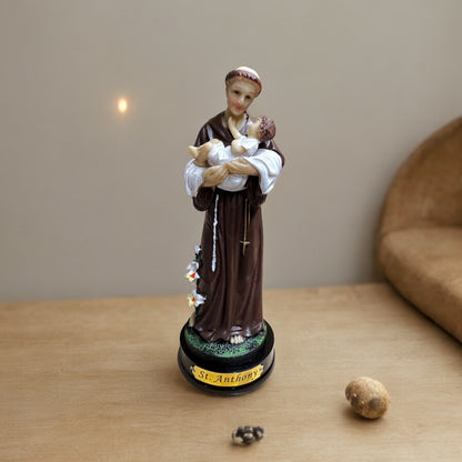 5" ST. ANTHONY OF PADUA STATUE