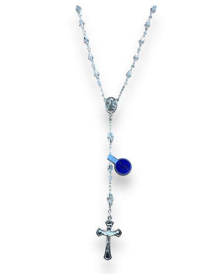 TEARDROP AB CRYSTAL ROSARY